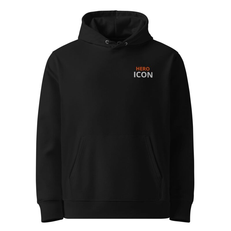 Boss Red Embroidered Hoodie - Unisex Organic Essential Hoodie | Eco-Friendly Streetwear - Image 25