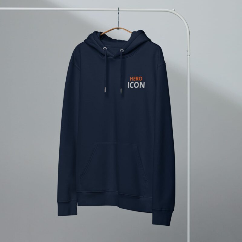 Boss Red Embroidered Hoodie - Unisex Organic Essential Hoodie | Eco-Friendly Streetwear - Image 21