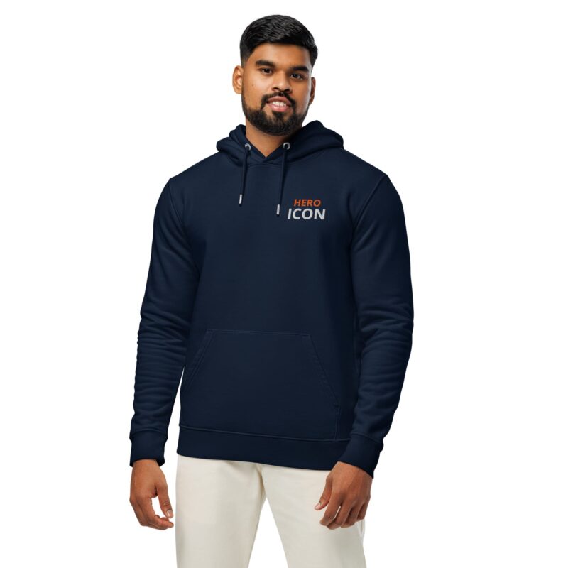 Boss Red Embroidered Hoodie - Unisex Organic Essential Hoodie | Eco-Friendly Streetwear - Image 24