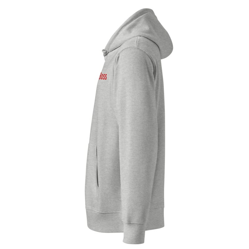Boss Red Embroidered Hoodie - Unisex Organic Essential Hoodie | Eco-Friendly Streetwear - Image 14