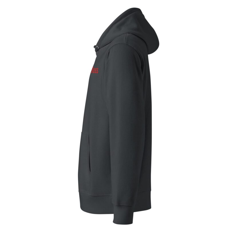 Boss Red Embroidered Hoodie - Unisex Organic Essential Hoodie | Eco-Friendly Streetwear - Image 13