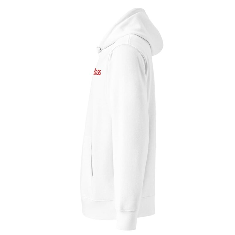 Boss Red Embroidered Hoodie - Unisex Organic Essential Hoodie | Eco-Friendly Streetwear - Image 17