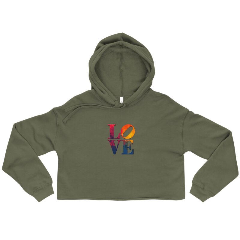 Crop Hoodie - "Love" Design - Image 13
