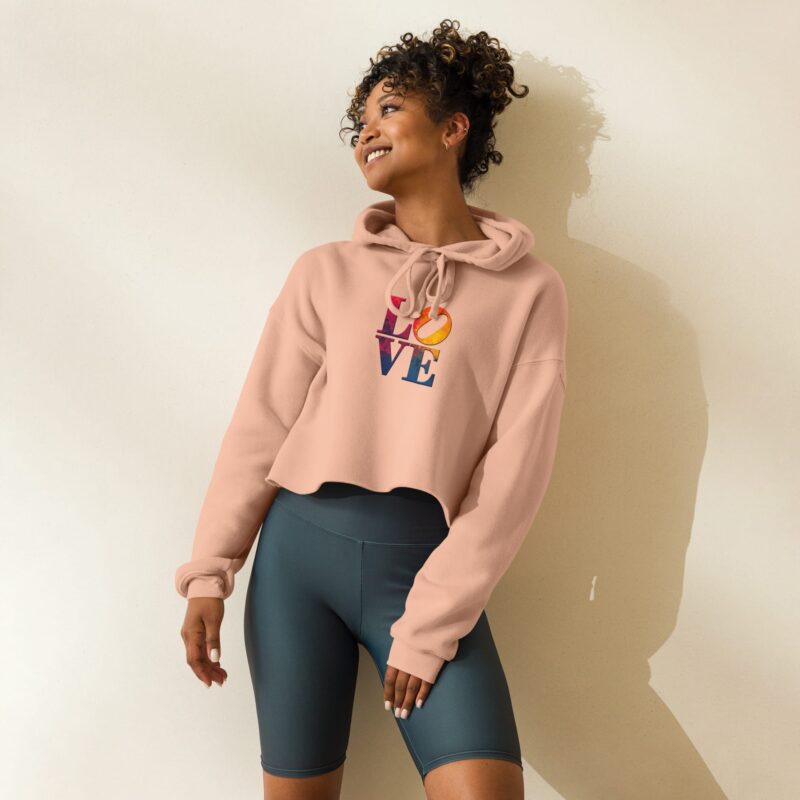 Crop Hoodie - "Love" Design - Image 6