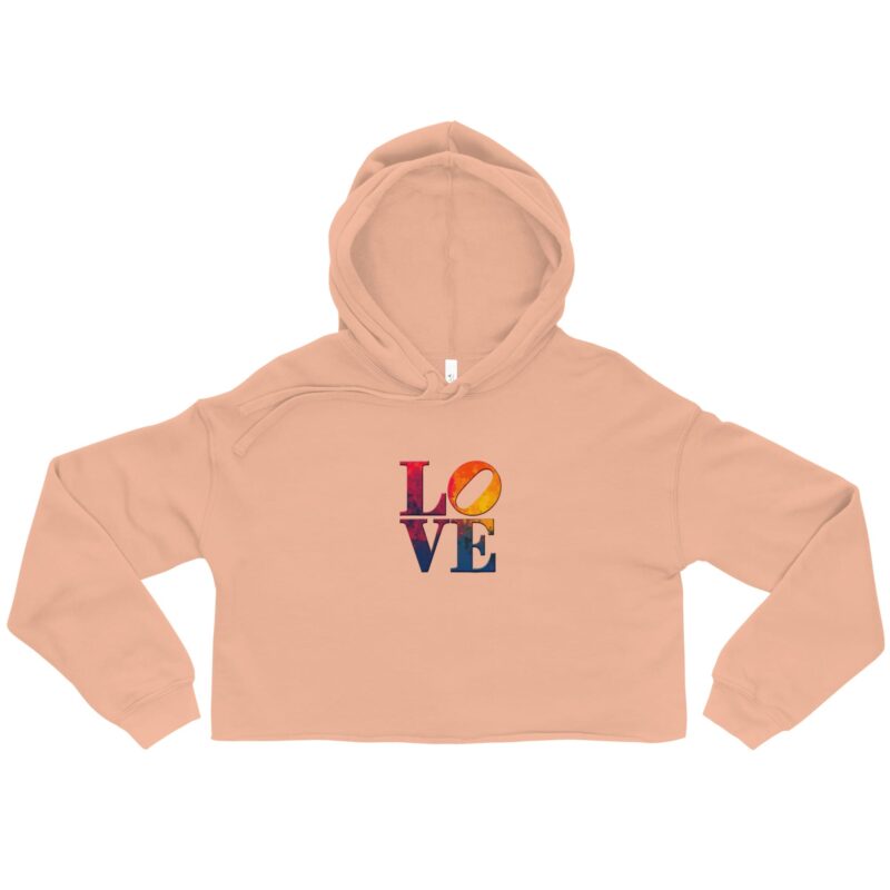 Crop Hoodie - "Love" Design - Image 17