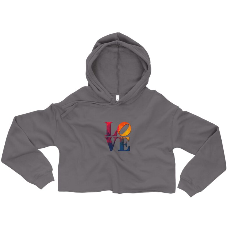 Crop Hoodie - "Love" Design - Image 10