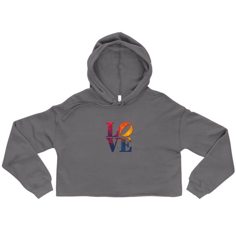 Crop Hoodie - "Love" Design - Image 15