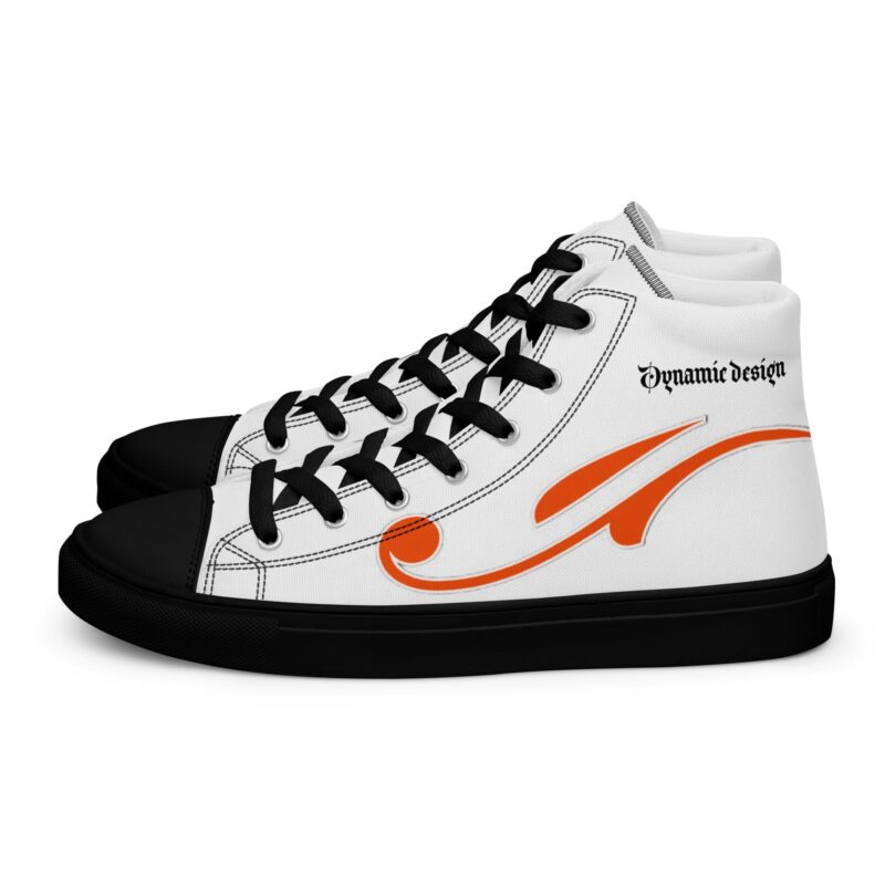Men’s high top canvas shoes - Image 2