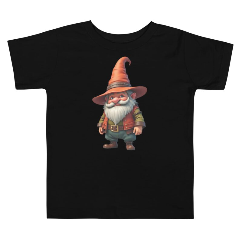 Toddler Gnome Graphic T-Shirt: Soft 100% Cotton Tee