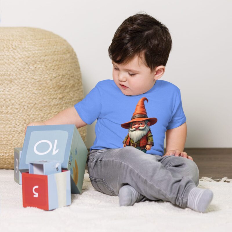 Toddler Gnome Graphic T-Shirt: Soft 100% Cotton Tee - Image 4