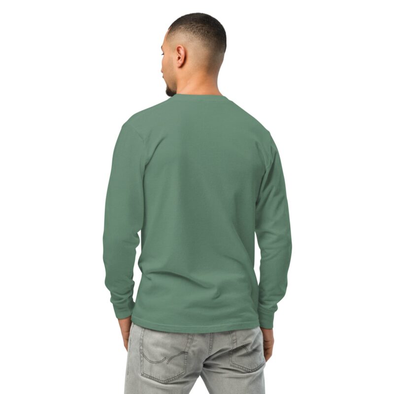Garment-dyed heavyweight long-sleeve shirt - Image 11