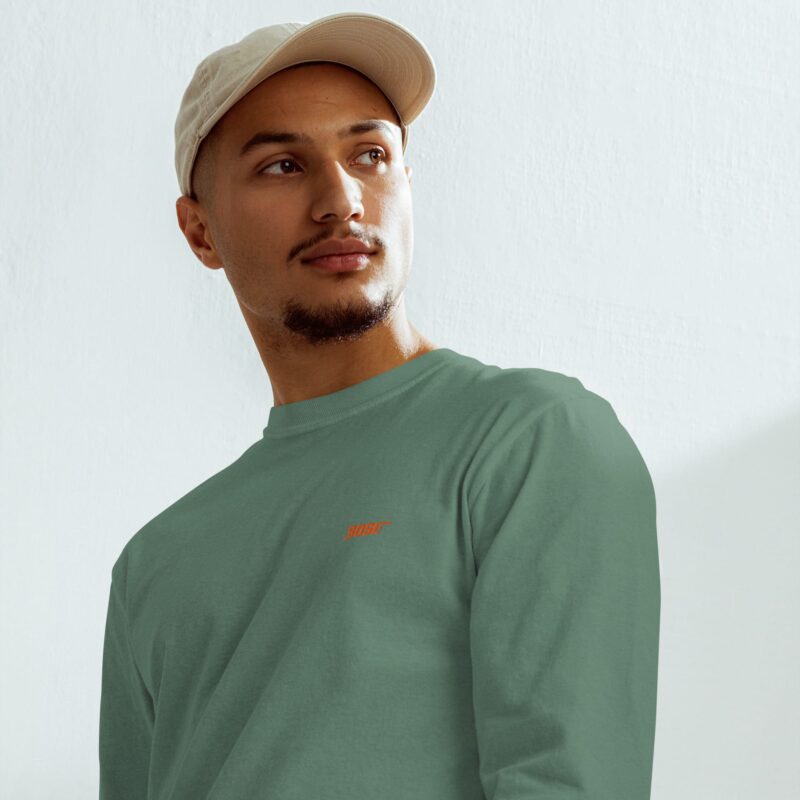 Garment-dyed heavyweight long-sleeve shirt - Image 4