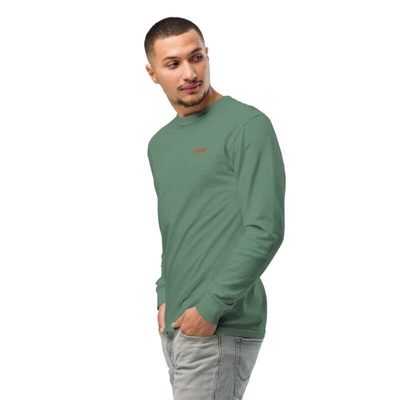Garment-dyed heavyweight long-sleeve shirt - Image 12