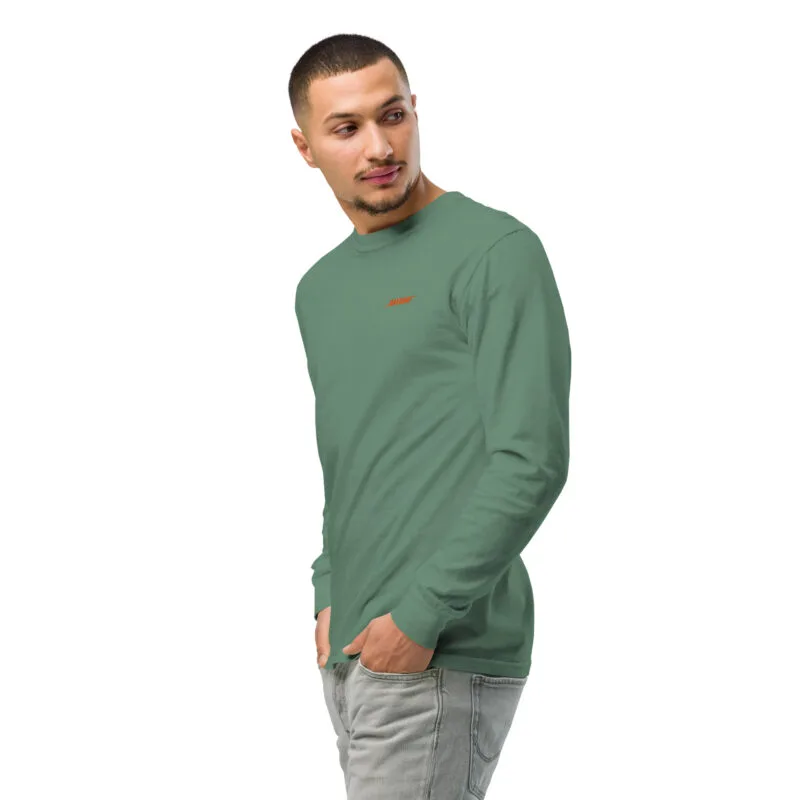 Garment-dyed heavyweight long-sleeve shirt - Image 12