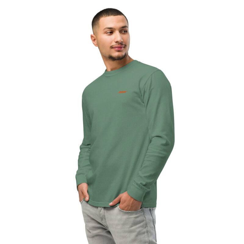 Garment-dyed heavyweight long-sleeve shirt - Image 10