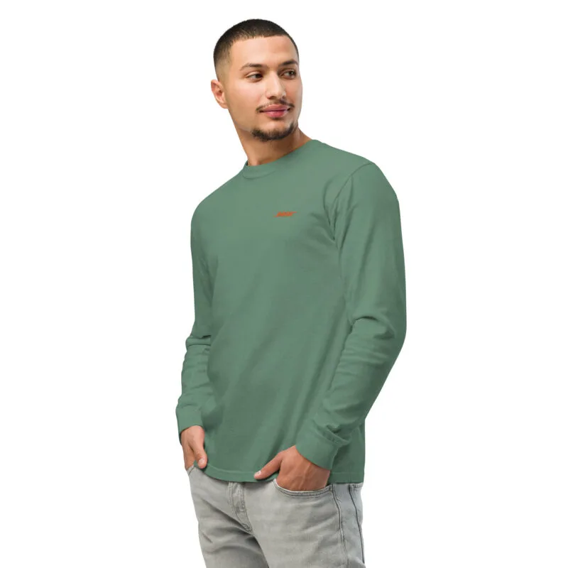 Garment-dyed heavyweight long-sleeve shirt - Image 10