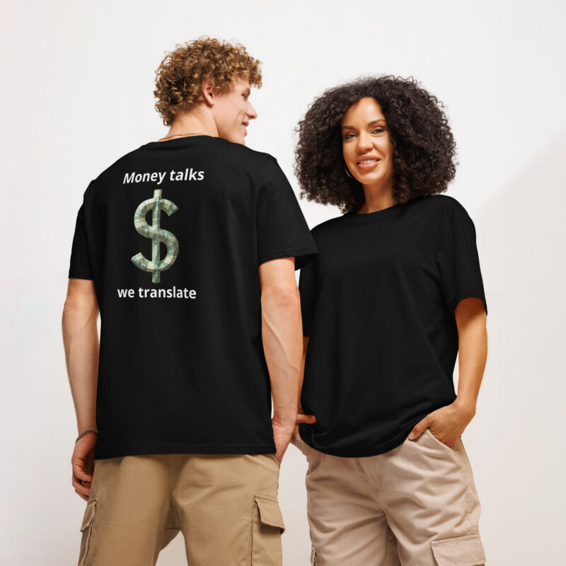 Unisex organic ribbed neck t-shirt