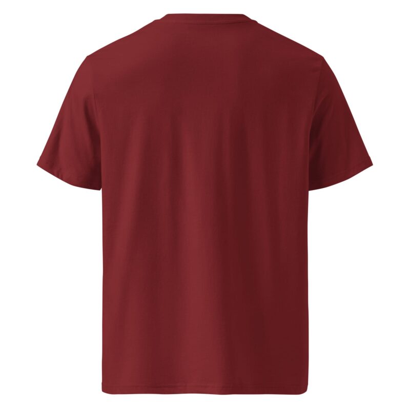 Unisex organic ribbed neck t-shirt - Image 6