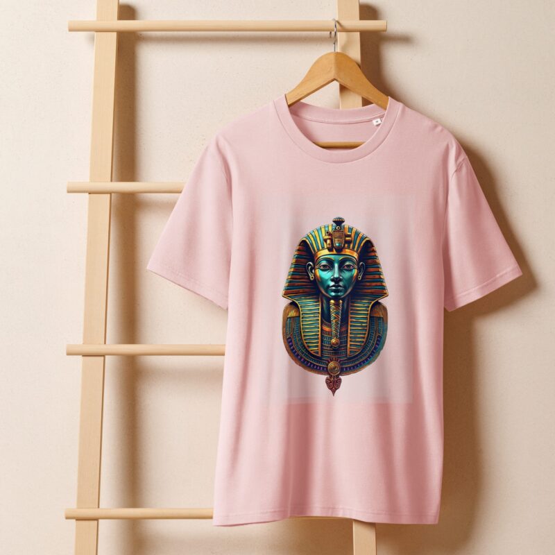 Unisex organic ribbed neck t-shirt - Image 31