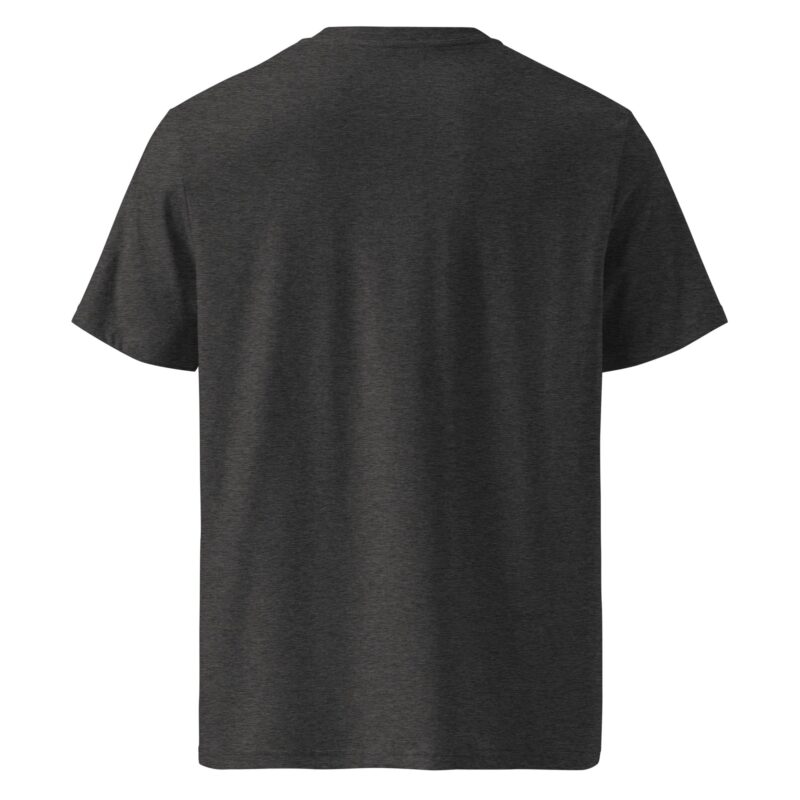 Unisex organic ribbed neck t-shirt - Image 2