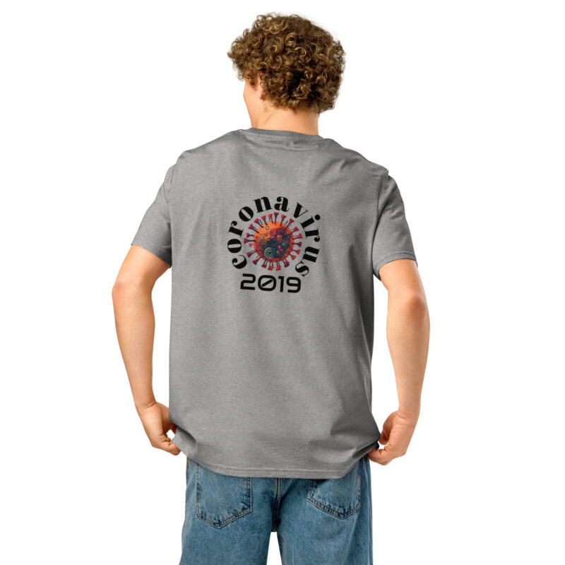 Unisex organic ribbed neck t-shirt - Image 9