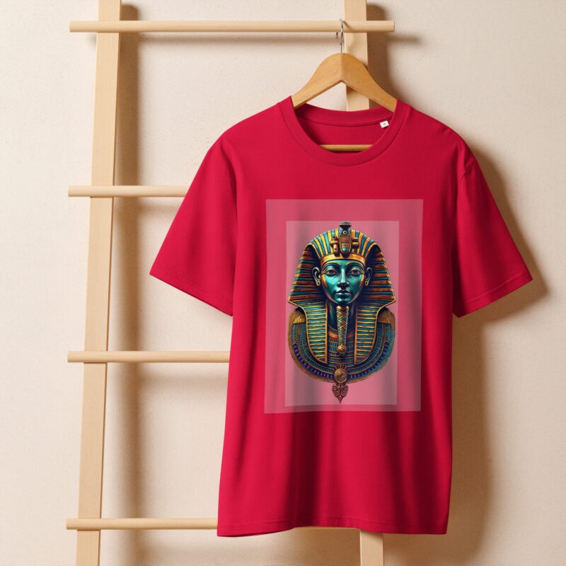 Unisex organic ribbed neck t-shirt - Image 25