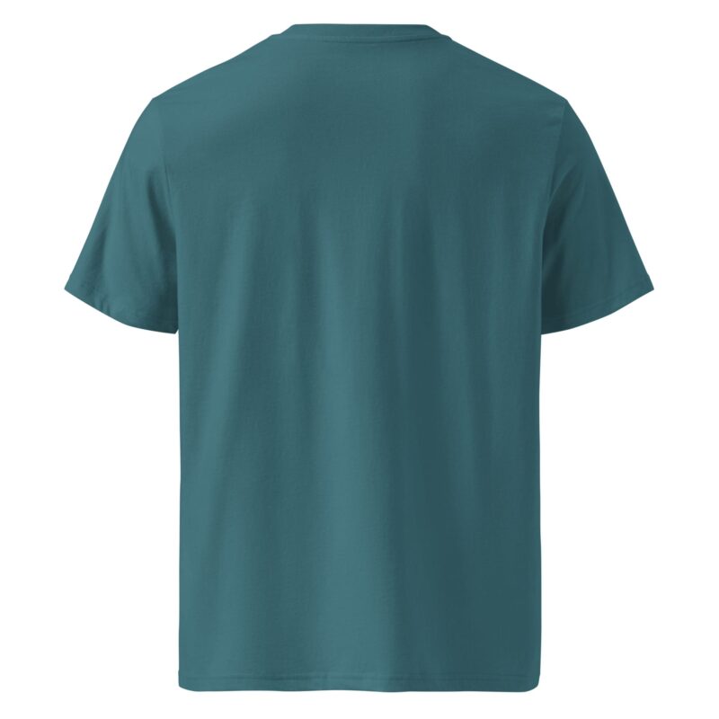 Unisex organic ribbed neck t-shirt - Image 18