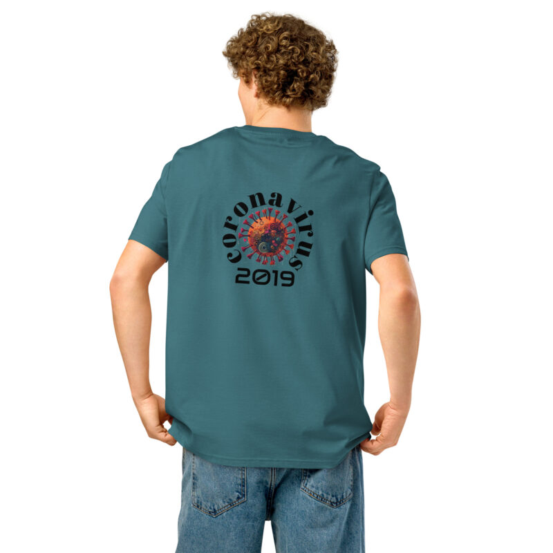 Unisex organic ribbed neck t-shirt