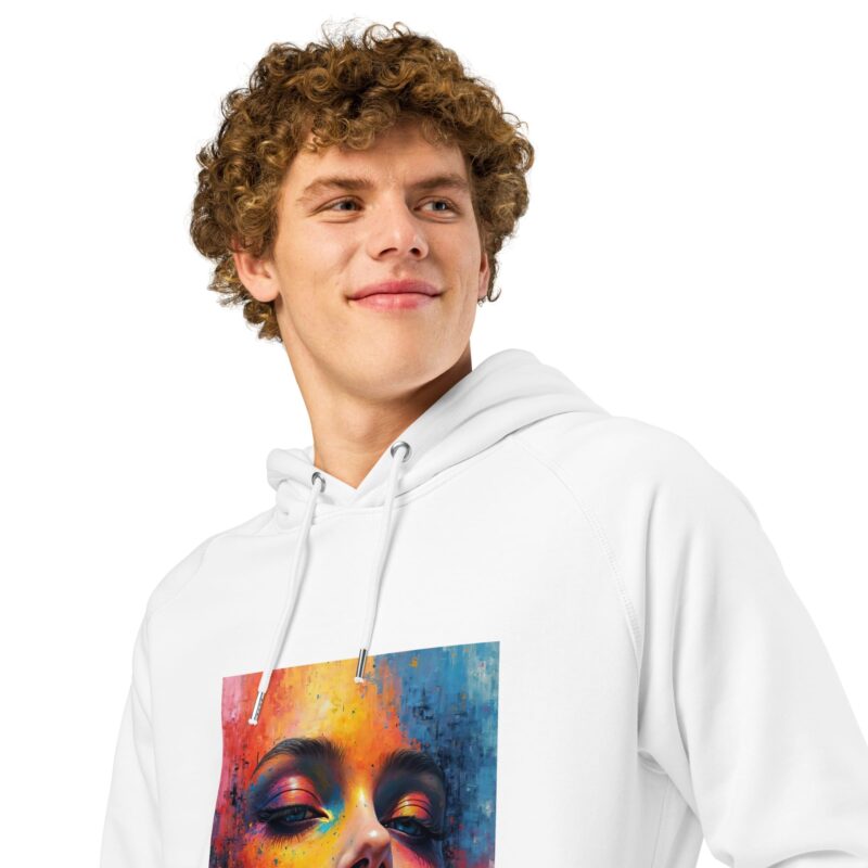 Unisex organic side pocket hoodie