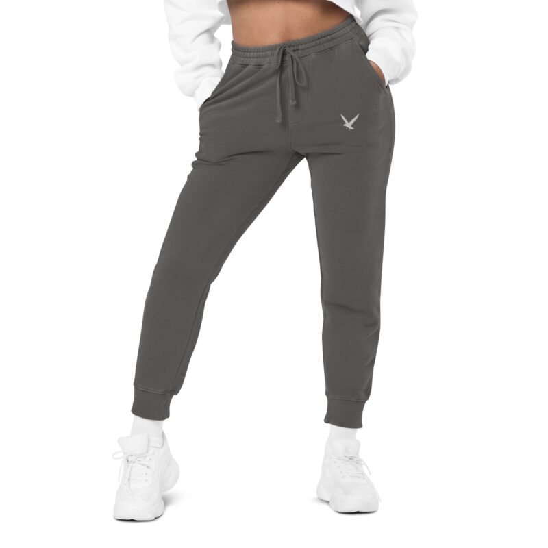 Unisex Relaxed Fit Pigment-Dyed Sweatpants with Unique Shade - Image 4