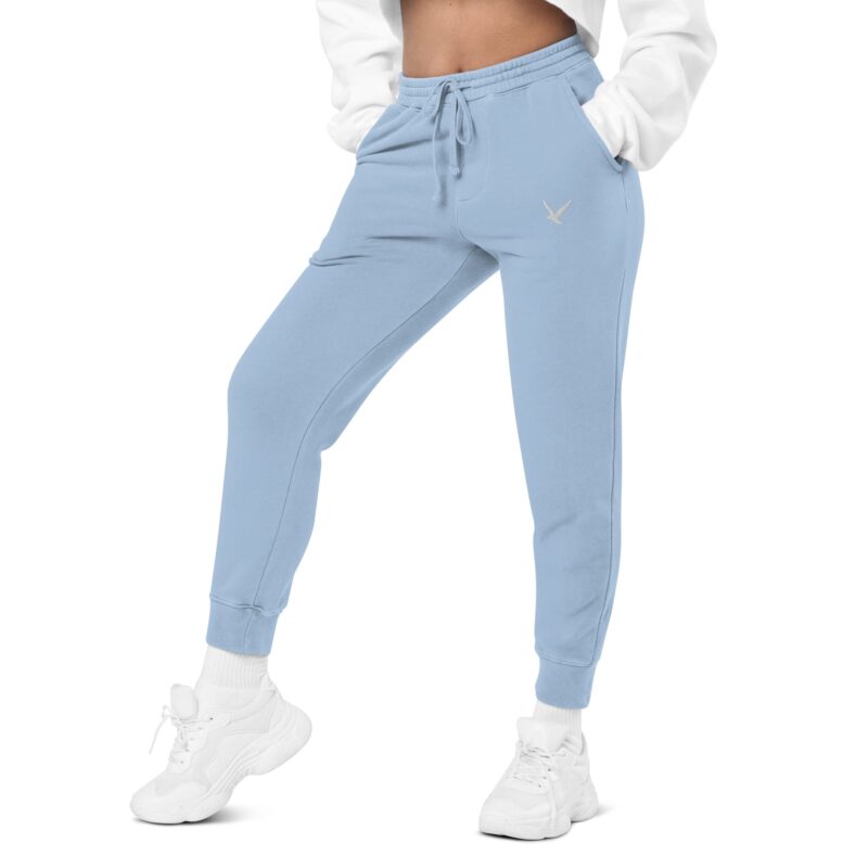 Unisex Relaxed Fit Pigment-Dyed Sweatpants with Unique Shade - Image 13