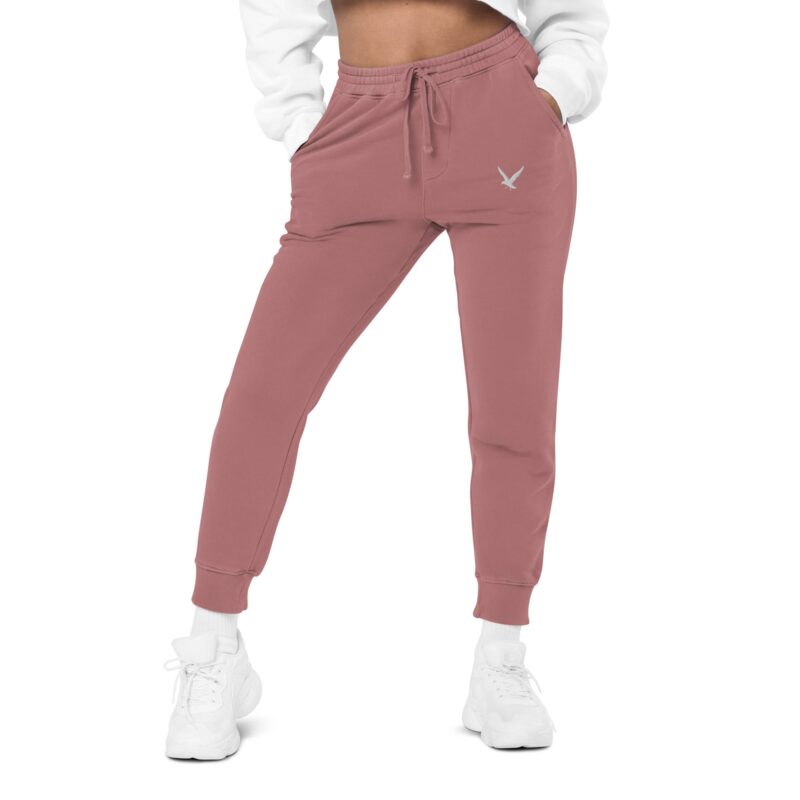 Unisex Relaxed Fit Pigment-Dyed Sweatpants with Unique Shade - Image 9