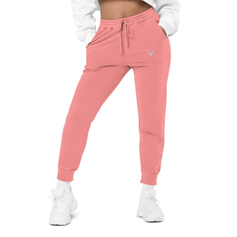 Unisex Relaxed Fit Pigment-Dyed Sweatpants with Unique Shade - Image 12