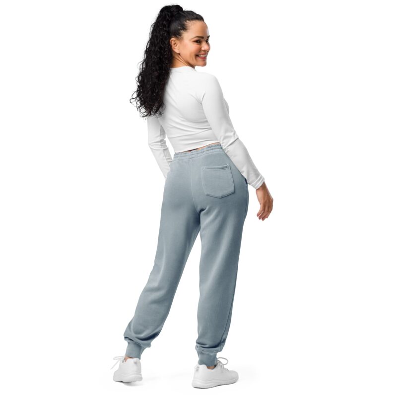 Unisex Relaxed Fit Pigment-Dyed Sweatpants with Unique Shade - Image 10