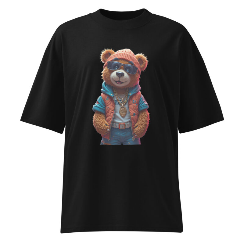 Unisex organic oversized high neck t-shirt - Image 9