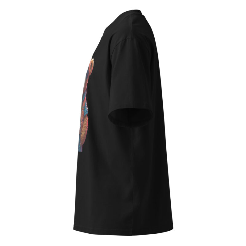 Unisex organic oversized high neck t-shirt - Image 16