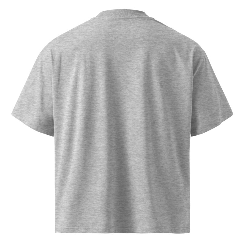 Unisex organic oversized high neck t-shirt - Image 18