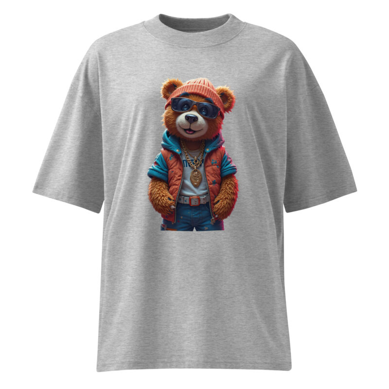 Unisex organic oversized high neck t-shirt - Image 7