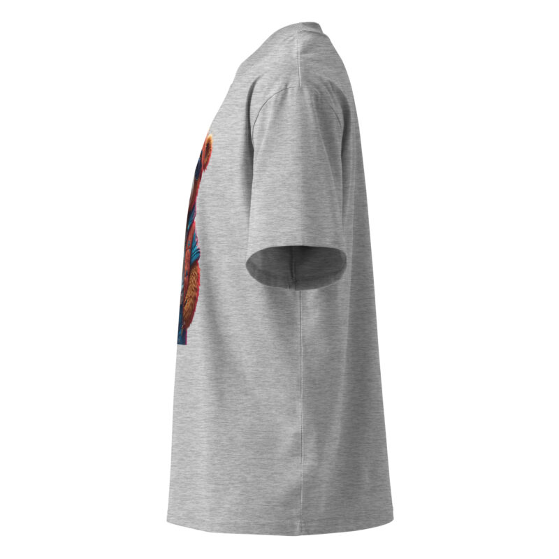 Unisex organic oversized high neck t-shirt - Image 20