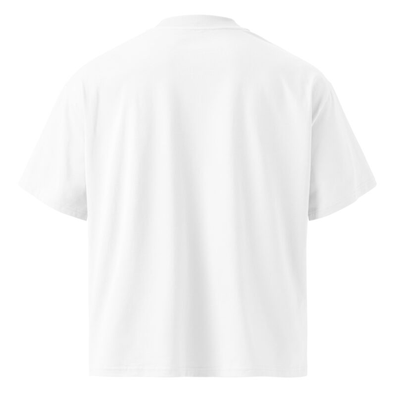 Unisex organic oversized high neck t-shirt - Image 26