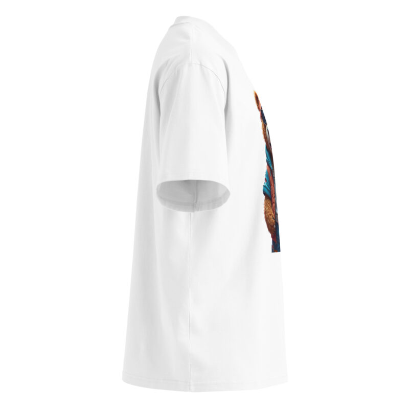 Unisex organic oversized high neck t-shirt - Image 27
