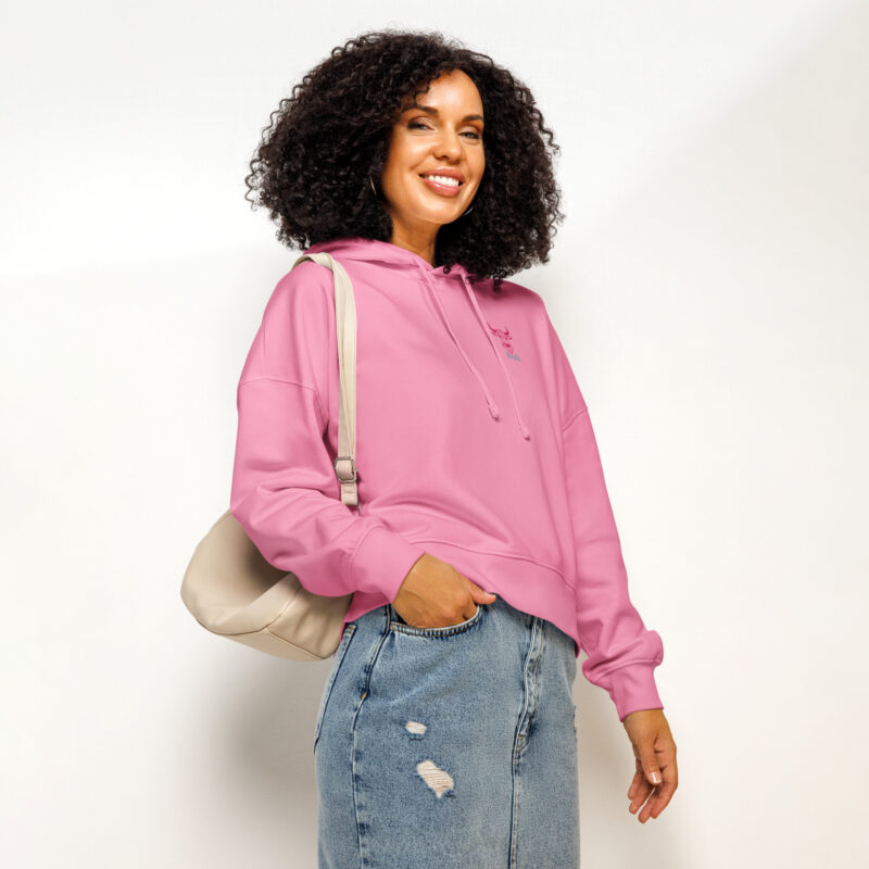 Women’s organic mid-weight hoodie - Image 13